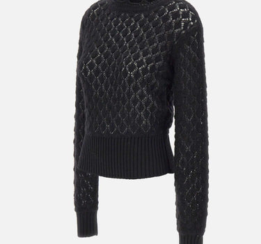 Maglia a punto pizzo 2M639A N0990 BLUMARINE 