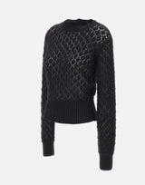 Maglia a punto pizzo 2M639A N0990 BLUMARINE 