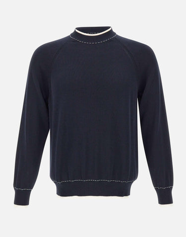Maglia con profili a contrasto M76MAGM28 MAG0M0151101 ELEVENTY 