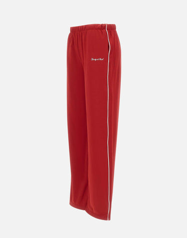 Pantaloni di tuta retrò con logo PA054710326RE33 RUBY SPORTY & RICH 