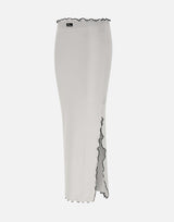 "Rib long midi skirt" 113654 400 ROTATE BIRGER CHRISTENSEN 