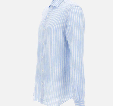 Camicia in lino a righe LIU02P0154037U 0001 BARBA 