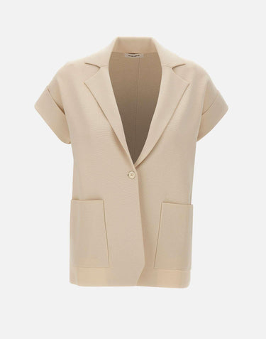 Blazer in maglia smanicato 194107 236 KANGRA 