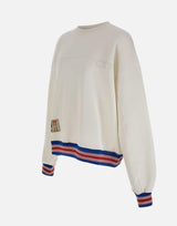 Felpa girocollo "Latte" DFM54032TJ111PX WHITE PDF 