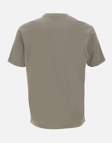 T-shirt in misto cotone e nylon DK17911 TORTORA DIKTAT 