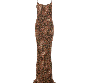 Abito lungo "Ninfea" TM190131B TNV143PAISLEY THE ANDAMANE 