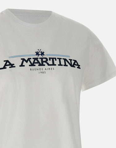 T-shirt in jersey di cotone MAR304 JS20600001 LA MARTINA 