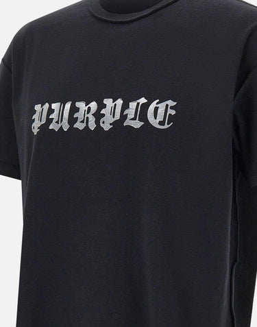 "Inside out tee beauty t-shirt" P101 TBTP425BLACK PURPLE BRAND 