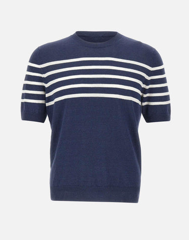 Maglia in misto lino e cotone 57169 18666598 GRAN SASSO 