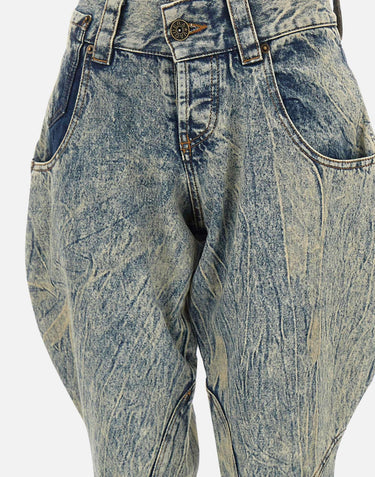 Jeans pinocchietto a palloncino VAQ11P008 BLUE VAQUERA 