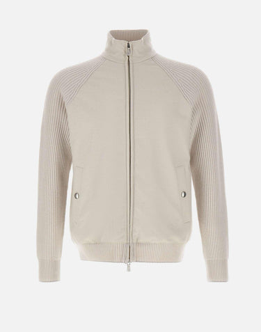Giacca in lana con zip L75GBTL44 TES0L2360213 ELEVENTY 