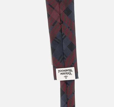 Cravatta in seta "Moonshione tartan" 81050001 W0197I401 VIVIENNE WESTWOOD 