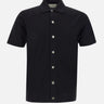 Camicia in maglia di cotone superior DC120089 NERO DELLA CIANA CASHMERE 