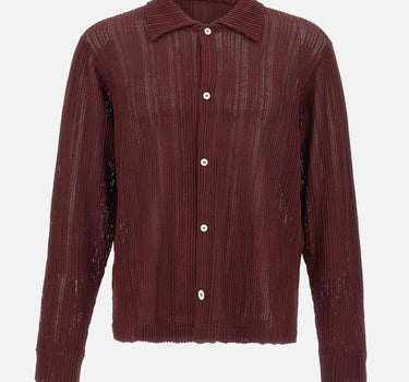 Camicia "Jacques" MSS25JACQUESMAR MAROON SEFR 