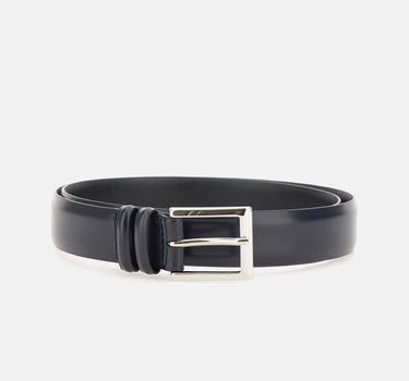 Cintura "Kansas" in pelle lucida U03201 BLU ORCIANI 