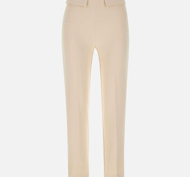 Pantaloni slim in crêpe con placca logo PA07751E2 193 ELISABETTA FRANCHI 