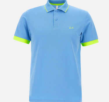 "Stripe Fluo polo" A35120 56 SUN68 