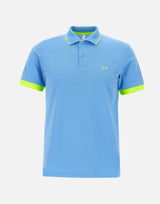 "Stripe Fluo polo" A35120 56 SUN68 