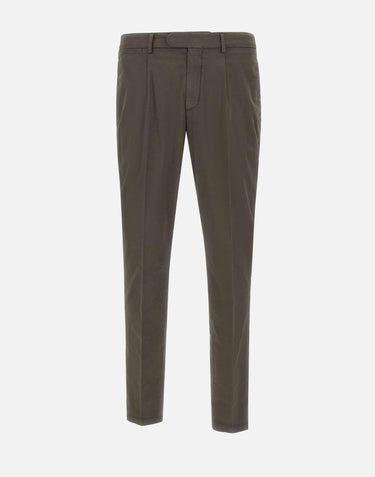 Pantaloni "DVR33" in cotone e seta DVR33R022 TC400 DEVORE 