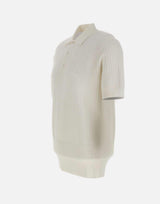 Polo in cotone punto alveare 301526 001 KANGRA 