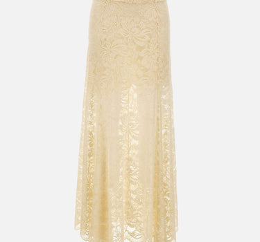 Gonna lunga svasata in pizzo 26PJJU131PA0170 P105 RABANNE 