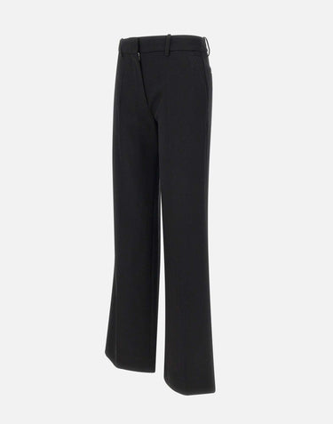 "Tailored straight leg trouser" 1325WTR004852A BLACK VICTORIA BECKHAM 