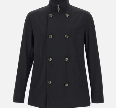 Giacca in tessuto crepe S08MUC602 18599 MONTECORE 
