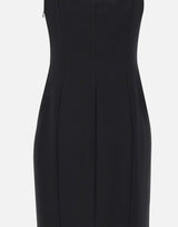 Abito in cady con decoro strass 2A718A N0990 BLUMARINE 