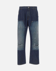 Jeans ampi con strappi SH0LA0049 M30055967 MM6 MAISON MARGIELA 