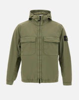 Giacca in twill di cotone stretch 4100077S0A10 V005G STONE ISLAND 