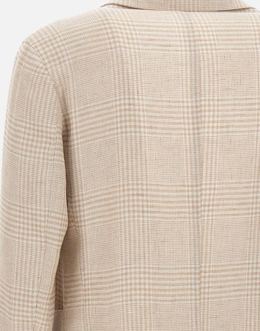 Blazer in misto lino e lana M75GIAC12 TES0M00302 ELEVENTY 