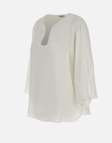Blusa in seta 191728 002 KANGRA 