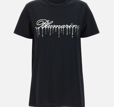 T-shirt in jersey di  cotone 4T063A N0990 BLUMARINE 