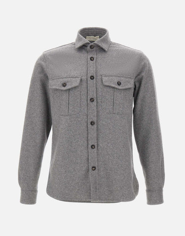 Camicia in lana e cashmere CAMLMIL WCFELT930 FILIPPO DE LAURENTIIS 