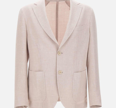 Blazer in misto lino e lana M75GIAC12 TES0K02426 ELEVENTY 