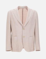 Blazer in misto lino e lana M75GIAC12 TES0K02426 ELEVENTY 