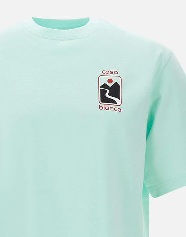 "Sunset valley t-shirt" MPF25JTS044 03 CASABLANCA 