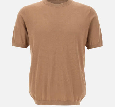 Maglia a maniche corte in misto seta e cotone 300421 190 KANGRA 