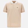Polo in jacquard con monogramma DH1417 8GI LACOSTE 