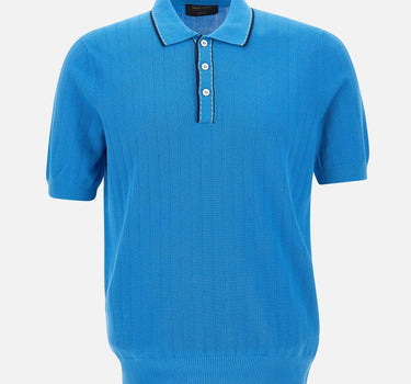 Polo a coste in cotone biologico 57170 18047569 GRAN SASSO 