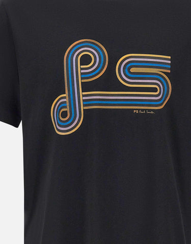 T-shirt con stampa a spirale "PS" M2R011RVP5800 79 PS PAUL SMITH 
