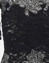 Top in pizzo con micro borchie 25HJTO158PA0170 P001 RABANNE 