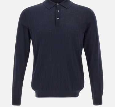 Polo in misto seta e cotone 300403 038 KANGRA 