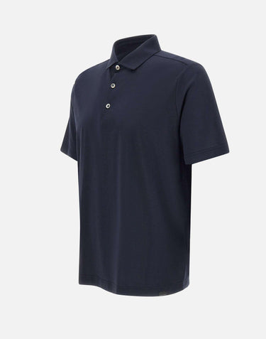 Polo in cotone DK87912 BLU DIKTAT 