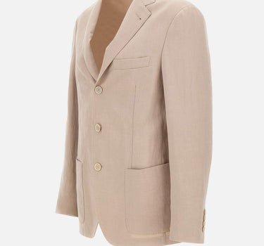 Blazer in misto lyocell e lino M75GIAK09 TES0M11626 ELEVENTY 