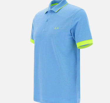 "Stripe Fluo polo" A35120 56 SUN68 