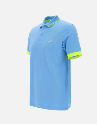 "Stripe Fluo polo" A35120 56 SUN68 