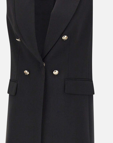Maxi gilet in crepe stretch R811Z000023N 033 ELENA MIRO' 