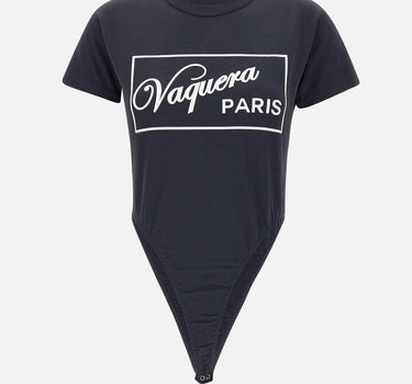 Body in cotone VAQ10U003 BLACK VAQUERA