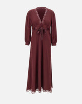 Abito "Adaline" 0100597942507701 MAROON RIXO 